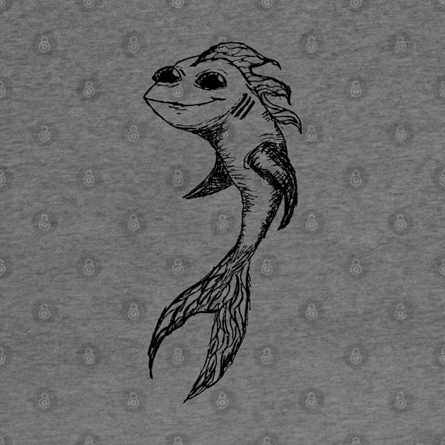 Happy Fish by oedauxInk